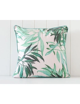 Rayell Indoor Square Cushion Botanical Print Home/Lounge Decor Green 45x45cm