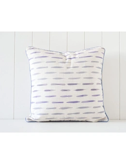 Rayell Indoor Square Cushion Line Pattern Print Home/Lounge Decor Purple 45x45cm