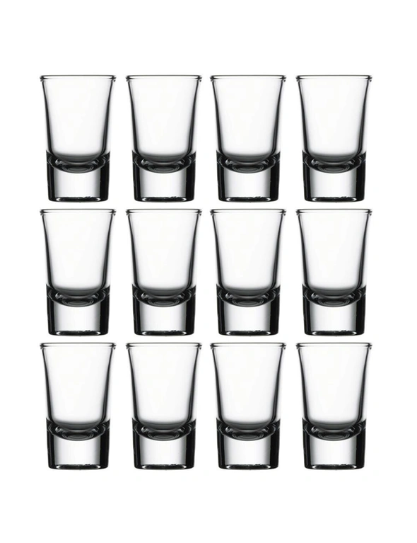 12pc Pasabahce Boston 40ml Shot Glasses Party Drinking Liquor Glass Cup Clear, hi-res image number null