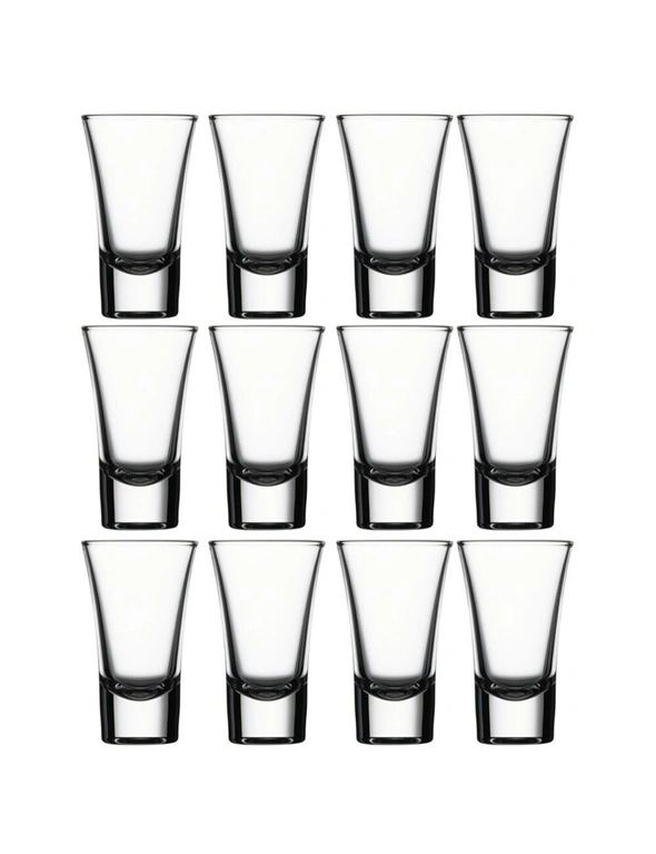 12pc Pasabahce Boston 60ml Shot Glass Liquor/Alcohol Vodka Party Drinkware Clear, hi-res image number null