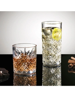 8pc Pasabahce Timeless SodaLime Hi Ball Cocktail Glass Drinkware Glassware 450ml