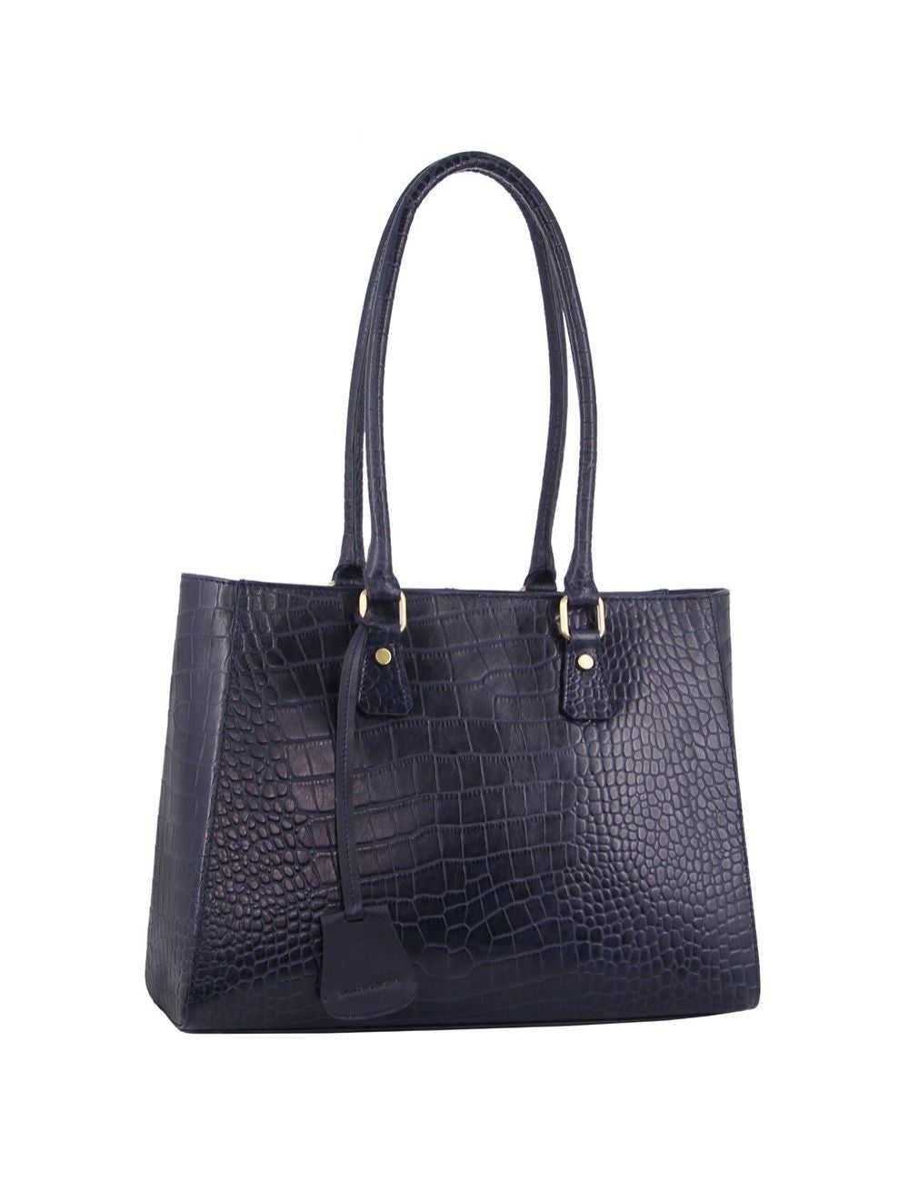 Navy best sale croc bag