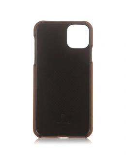 Pierre Cardin Leather Case for iPhone 11 ProDark Brown