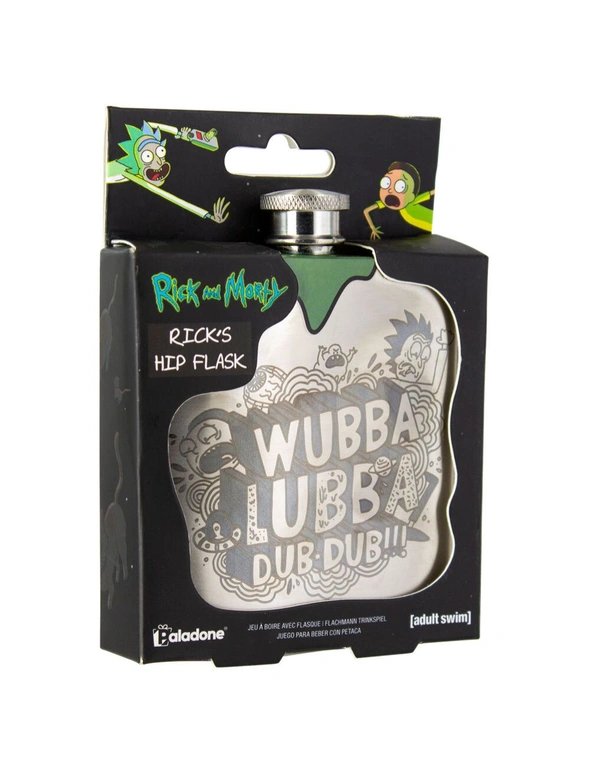 Rick And Morty Metal Decorative Novelty Teen/Adults Rick's Drinking Hip Flask, hi-res image number null