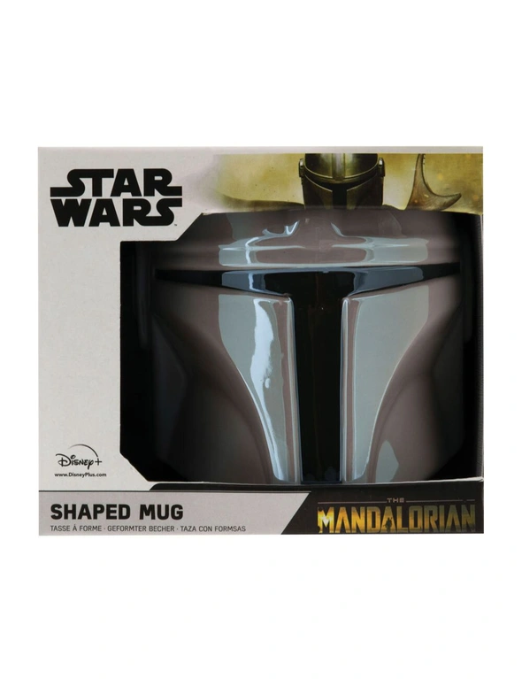 Star Wars The Mandalorian Helmet Shaped Ceramic Decorative Drinking/Coffee Mug, hi-res image number null