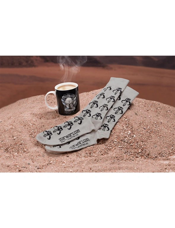 Star Wars Mandalorian This Is The Way Decorative Mug/Sock Gift Set Black/Grey, hi-res image number null