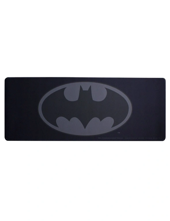 Batman Logo Mousepad 30x80cm Gaming Desk Mat Computer Mouse Pad Large Black, hi-res image number null