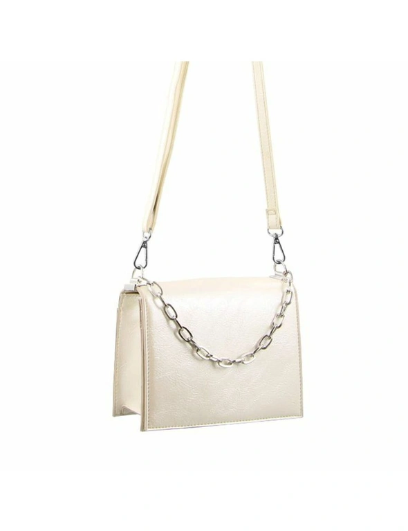 Milleni Elegant Cross Body Handbag/Clutch White, hi-res image number null