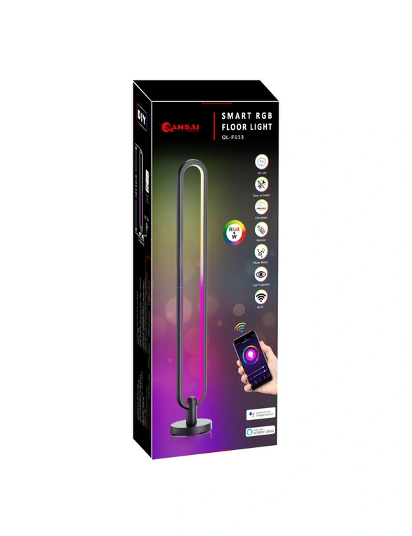 Sansai Smart RGB/White Floor LED Light/Lamp 1.05m Home Decor/Decoration/Lighting, hi-res image number null