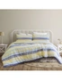 Ardor Boudoir Milford King Bed Quilt Cover Bedding Set w/ 2x Pillowcase Seafoam, hi-res