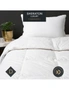 Sheraton Luxury Double Bed Goose Feather Down Quilt White 180 x 210cm, hi-res