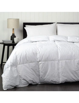 Jason Commercial Queen Bed Luxurious Cotton Feather & Down Quilt 210x210cm
