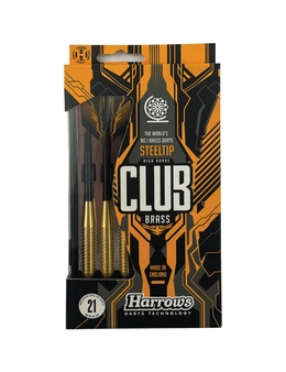 Harrows 21g Club Brass Darts w/ Slimpack Carry Case Beginners Sports Equipment