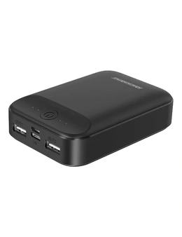 RockRose Ebony 10 10,000mAh Micro USB/USB-C Phone Charger PowerBank/Battery