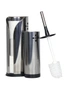 Sabco 40cm Stainless Steel Toilet Brush/Roll Holder Set Bathroom Cleaner Silver, hi-res