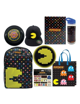 Pacman Showbag 22 w/ Backpack/Mouse Pad/Cap/Drink Bottle/Notebook/Flying Disk