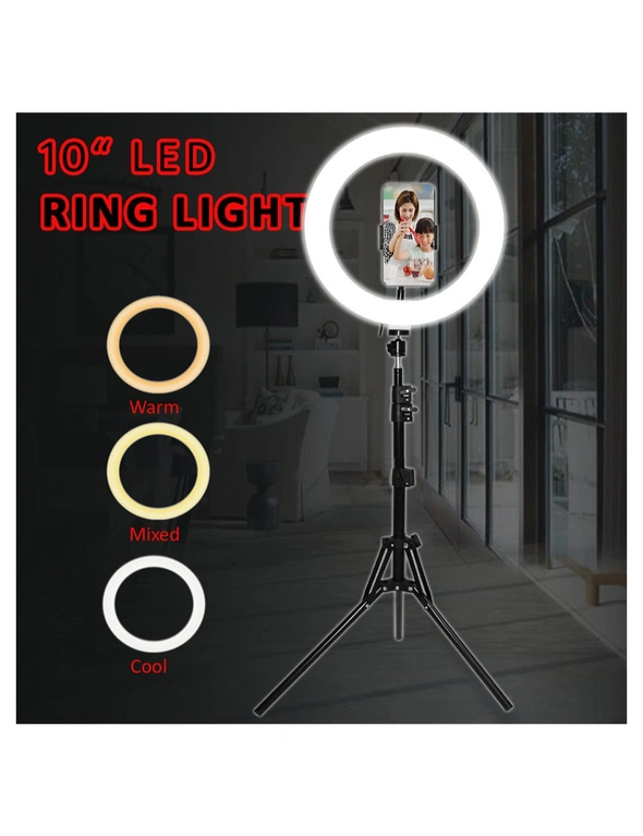 Sansai 10" LED Ring Light, hi-res image number null