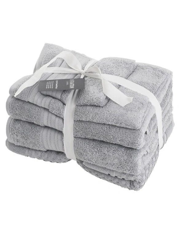 5pc Sheraton Luxury Egyptian Towel Pack Dove Grey, hi-res image number null