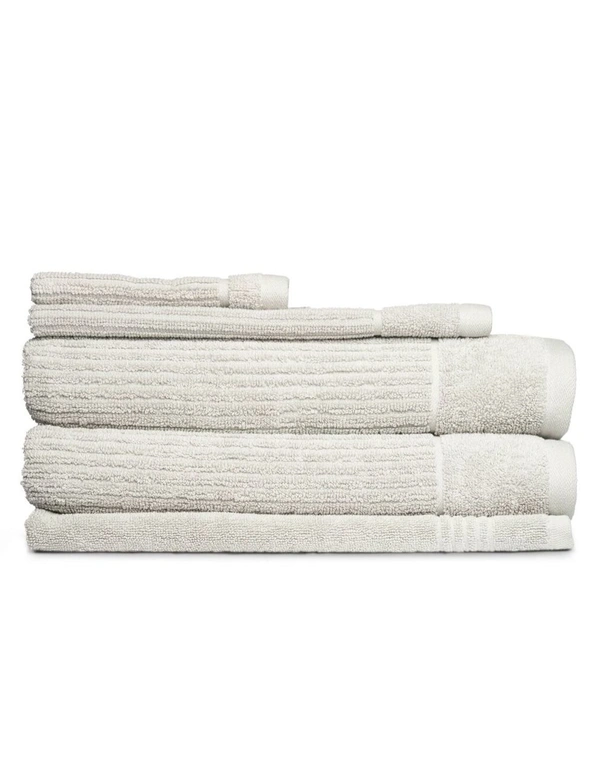5pc Sheraton Luxury Maison Soho Cotton Bath/Face/Hand Towel/Mat Pack/Set Grey, hi-res image number null