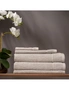 5pc Sheraton Luxury Maison Soho Cotton Bath/Face/Hand Towel/Mat Pack/Set Grey, hi-res