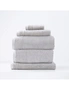 5pc Renee Taylor Aireys Hand/Face Bath/Towel Set Zero Twist Cotton 650GSM Vapour, hi-res