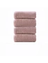 4x Renee Taylor Aireys Toilet/Bath Towel 650GSM 140cm Zero Twist Cotton Cherwood, hi-res