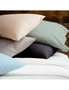 Renee Taylor Long Single Sheet/Pillowcases Set 300TC Organic Cotton Baby Blue, hi-res