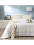 Ddecor Home Checks Super King Bed Comforter Set 500TC Cotton Jacquard White, hi-res