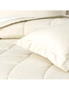 Ddecor Home Checks Super King Bed Comforter Set 500TC Cotton Jacquard Ivory, hi-res