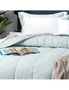 Ddecor Home Josephine Queen Bed Comforter Set 500TC Cotton Jacquard Bedding Sage, hi-res