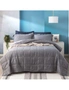 Ddecor Home Paisley Queen Bed Comforter Set 500TC Cotton Jacquard Bedding Slate, hi-res