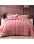 Ddecor Home Paisley Queen Bed Comforter Set 500TC Cotton Jacquard Bedding Rose, hi-res