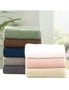 14pc Renee Taylor Cobblestone Bath/Hand Towel Set Cotton Ribbed 650 GSM Stone, hi-res