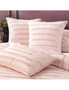 Renee Taylor Classic Queen Bed Quilt Cover Cotton Vintage Washed Tufted Blush, hi-res