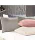 Park Avenue Mega Queen Bed Flannelette Fitted Sheet Set 175GSM Egypt Cotton Ash, hi-res