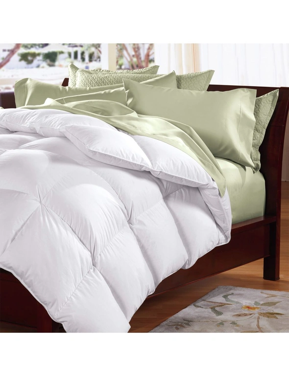 Renee Taylor Double Bed Australian Pure Merino Wool Quilt 550GSM Home Bedding, hi-res image number null