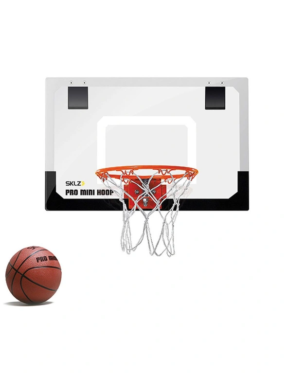 SKLZ 45.72 x 30.48cm Pro Mini Basketball Hoop Original Edition w/ Ball, hi-res image number null