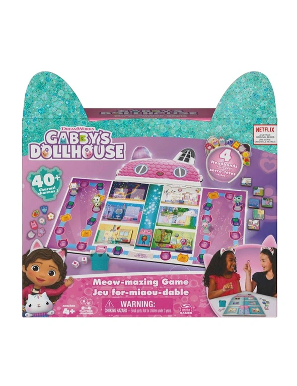 Gabby's Doll House Meowmazing Party Board Game Kids/Children Fun Play Toy 4y+, hi-res image number null