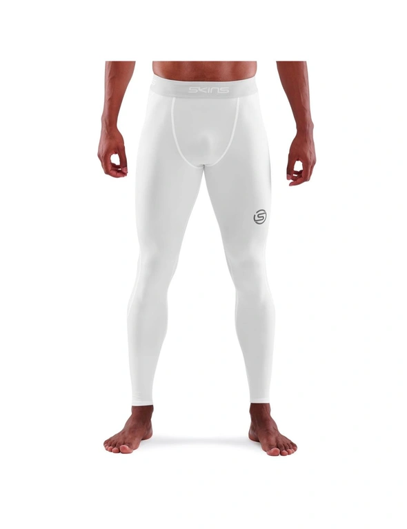 SKINS Compression Series-1 Men's Long Tights White XL