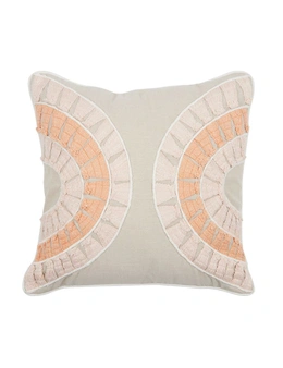 Coast To Coast Home Cameo Cotton Couch/Bed Throw Pillow/Cushion 48cm Peach/NAT