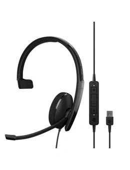 Sennheiser Wired ADAPT 130T USB II Single-Sided Headset - Black