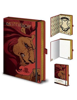 Wizarding World Harry Potter Intricate Houses Gryffindor A5 Premium Notebook