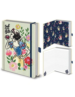 Disney Snow White Just One Bite Themed Premium A5 School Stationery Notebook