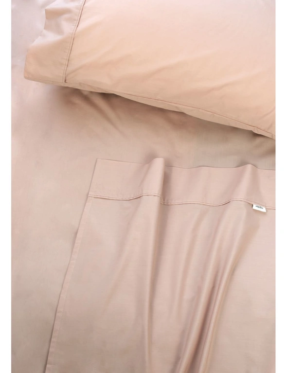 Ardor 300TC Cotton Mega Queen Bed Sheet Set Pink, hi-res image number null