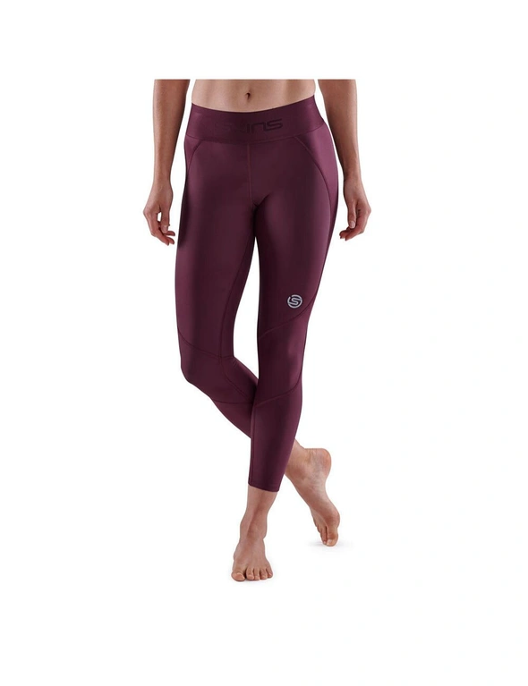 Skins Compression Series-3 Women's 7/8 Tights Burgundy XS