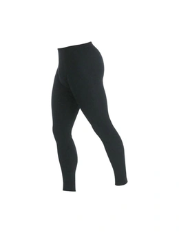 3 Peaks Men's L Polypropylene Base Layer Thermal Slim Fit Leggings/Pant Black