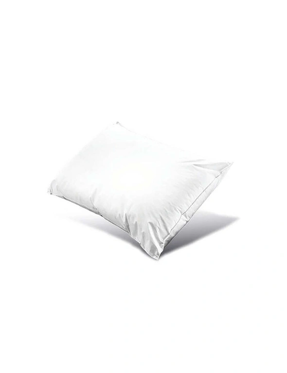 Tontine 46x72cm Junior 6-10yrs Kids/Children Soft Cotton Pillow Low Profile WHT, hi-res image number null