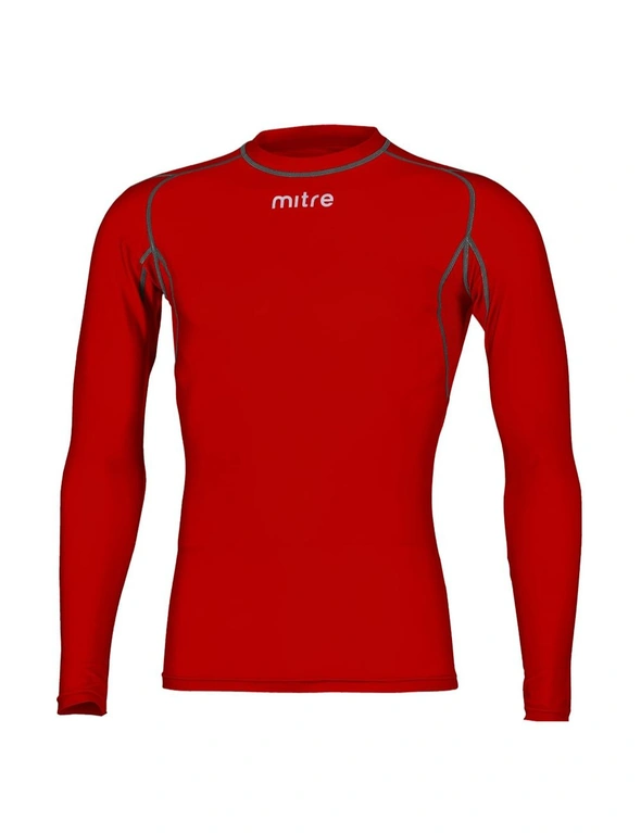 Mitre Neutron Compression LS Top Size SY (Aged 5-7) Scarlet, hi-res image number null