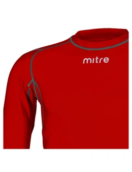 Mitre Neutron Compression LS Top Size SY (Aged 5-7) Scarlet