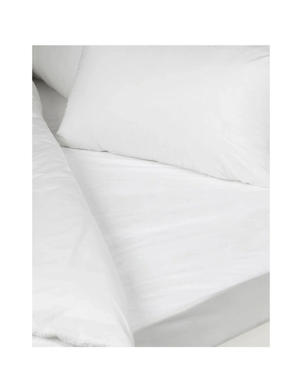Tontine Comfortech Dry Sleep Waterproof King Single Bed Mattress Protector, hi-res image number null
